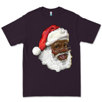 Plum african american santa Premium Tee - RanaPortraitStore