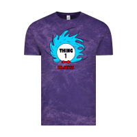 Cloud Purple thing 1 Vintage Tee - linhVisuals