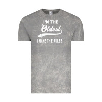 Cloud Rock im the oldest i make the rules siblings family Vintage Tee - linhVisuals