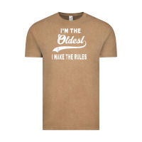 Vintage Coffee im the oldest i make the rules siblings family Vintage Tee - linhVisuals