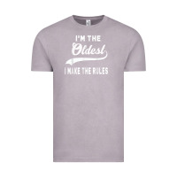 Vintage Zinc im the oldest i make the rules siblings family Vintage Tee - linhVisuals