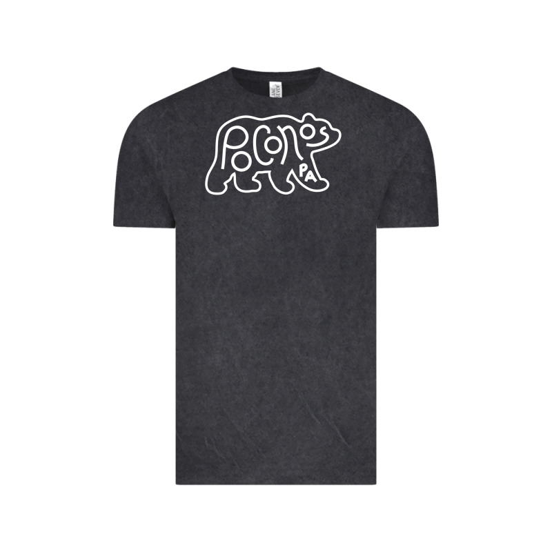 Poconos Pennsylvania Pocono Pa Bear Travel Animal Vintage Tee by linhVisuals | Teevron