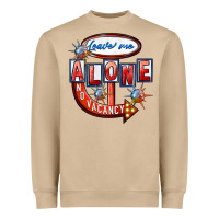 Mushroom Leave me alone anti Valentine's Day Heavyweight Sweatshirt - FaDigitalArtStudio