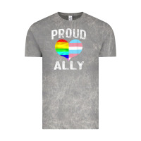 Cloud Rock proud ally lgbt rainbow heart gay pride month Vintage Tee - linhVisuals