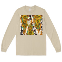 Mushroom sunflowers with patterns Long Sleeve Tee - TumblerDesignByShophia