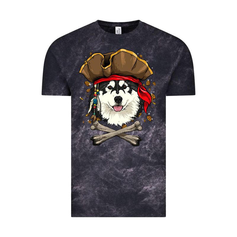 Alaskan Malamute Pirate Dog Halloween Vintage Tee by linhVisuals | Teevron