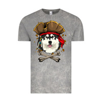 Cloud Rock alaskan malamute pirate dog halloween Vintage Tee - linhVisuals