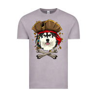 Vintage Zinc alaskan malamute pirate dog halloween Vintage Tee - linhVisuals