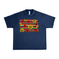 Navy Mexico Brushstroke Urban Heavy Tee - texasbilliewilder