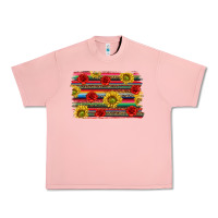 Salmon Mexico Brushstroke Urban Heavy Tee - texasbilliewilder