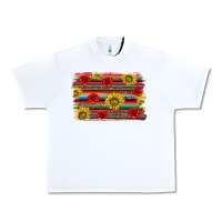 White Mexico Brushstroke Urban Heavy Tee - texasbilliewilder