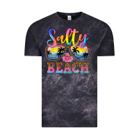 Cloud Black Salty beach Vintage Tee - NancyCooperArtShop