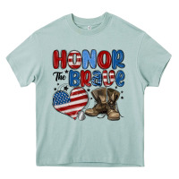 Arona honor the brave Heavy Core Tee - MaliasSmallBusiness