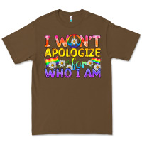 Cacao LGBTQ I Won't Apologize For Who I Am Premium Tee - BundleAndBundleShop