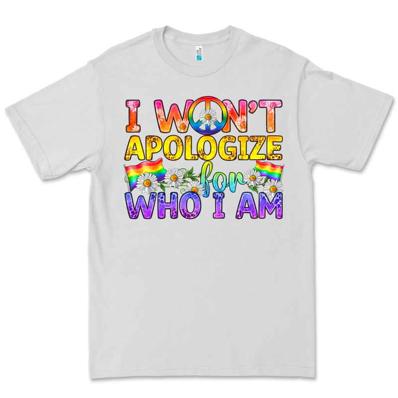Lgbtq I Won't Apologize For Who I Am Premium Tee by BundleAndBundleShop | Teevron