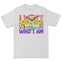 Dove Grey LGBTQ I Won't Apologize For Who I Am Premium Tee - BundleAndBundleShop