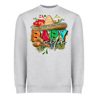 Heather Grey Babycita Heavyweight Sweatshirt - FaDigitalArtStudio