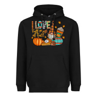 Black i love fall most of fall Heavyweight Hoodie - CowhideDigitalArt