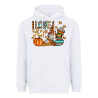 White i love fall most of fall Heavyweight Hoodie - CowhideDigitalArt
