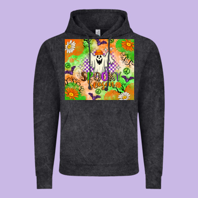 Spooky Season Vintage Hoodie Designed By Texasbilliewilder