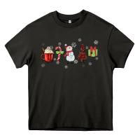Asphalt Cartoon Christmas Characters Heavy Core Tee - MaliasSmallBusiness