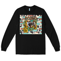 Black rodeo girl Long Sleeve Tee - TumblerDesignByShophia
