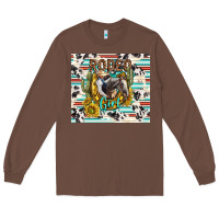 Chestnut rodeo girl Long Sleeve Tee - TumblerDesignByShophia