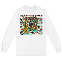 White rodeo girl Long Sleeve Tee - TumblerDesignByShophia