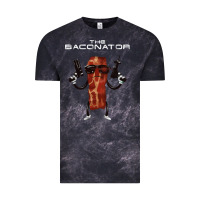 Cloud Black the baconator Vintage Tee - linhVisuals