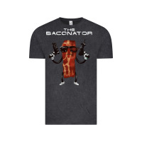 Vintage Black the baconator Vintage Tee - linhVisuals