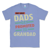 Colony Blue Only Great Dads Get Promoted To Grandad Classic Tee - Bettercallsaul