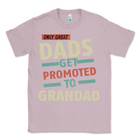 Lilac Only Great Dads Get Promoted To Grandad Classic Tee - Bettercallsaul