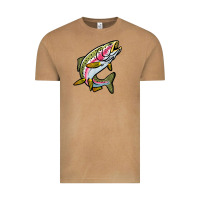 Vintage Camel rainbow trout fishing trout fisherman angling fan Vintage Tee - linhVisuals