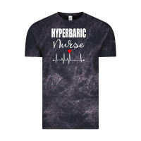 Cloud Black hyperbaric nurse rn gift Vintage Tee - linhVisuals
