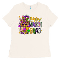 Happy Mardi Gras With Gnome Ladies Tee | Teevron