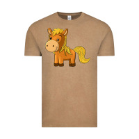 Vintage Coffee cute horse Vintage Tee - texasbilliewilder