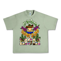 Oil Green Nacho average Mom Urban Heavy Tee - NancyCooperArtShop