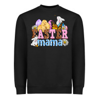 Black Easter mama Heavyweight Sweatshirt - OliviaCreatesArt