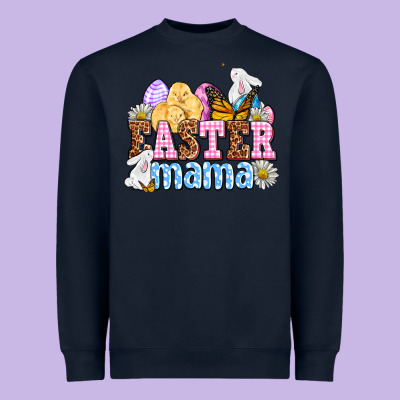 Easter Mama Heavyweight Sweatshirt Designed By Oliviacreatesart