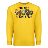 Lemon oh my gourd i love fall Premium Sweatshirt - CowhideDigitalArt