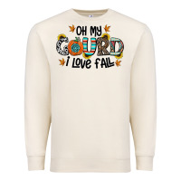 Sandshell oh my gourd i love fall Premium Sweatshirt - CowhideDigitalArt
