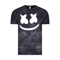 Cloud Black mello face Vintage Tee - linhVisuals
