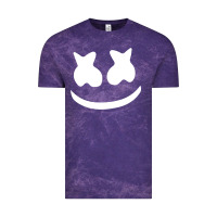 Cloud Purple mello face Vintage Tee - linhVisuals
