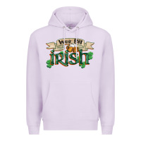 Lilac wee bit irish st patrick's day Premium Hoodie - FaDigitalArtStudio