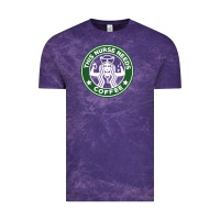 Cloud Purple nurse needs coffee lover Vintage Tee - linhVisuals