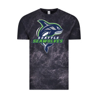 Cloud Black seattle seawolves rugby Vintage Tee - linhVisuals