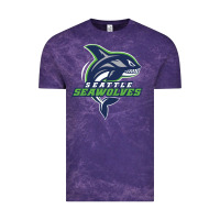 Cloud Purple seattle seawolves rugby Vintage Tee - linhVisuals