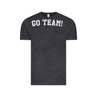 Vintage Black go team! Vintage Tee - linhVisuals