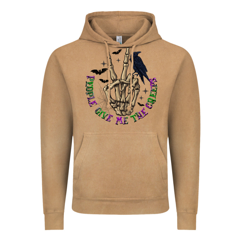 People Give Me The Creeps Vintage Hoodie by texasbilliewilder | Teevron