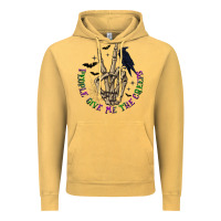 Vintage Mustard People Give Me The Creeps Vintage Hoodie - texasbilliewilder